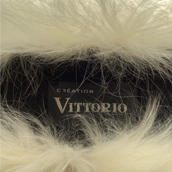 Genuine Winter White Arctic Fox Fur Headband - Neck Warmer - Picture 4 of 6